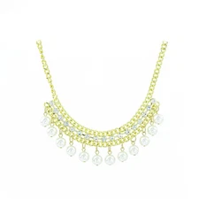 The Skyline Collection Vanilla Bean Delight Gold-Tone Collar Statement Necklace