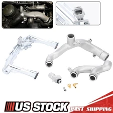 Upgraded Aluminum Coolant Water Pipe System Kit Fit Jaguar XE XF XJ LR4 3.0L V6
