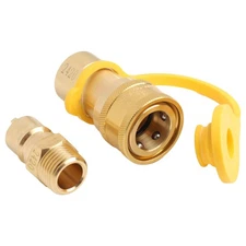Secure and Reliable Brass Quick Connection Adapter for Low Pressure Use