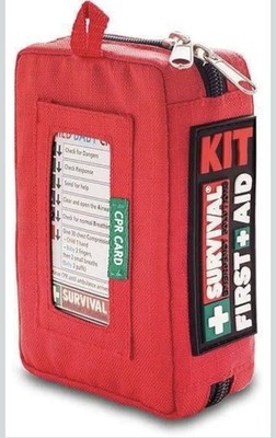 SURVIVAL Compact First Aid Kit - Emergencies Small Kits for Car, Hiking,...