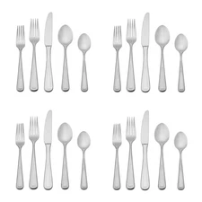 Mikasa Lofton 18/0 Forged Stainless Steel 20pc. Flatware Set (Service for Four)