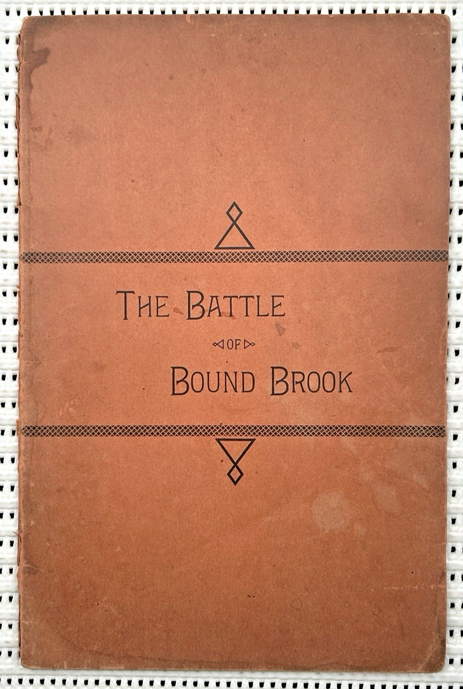 American Revolution The Battle Of Bound Brook New Jersey Softcover 28pg