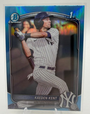 2025 Bowman Draft - Chrome Kaeden Kent #BDC-65 Sky Blue Refractor (RC)