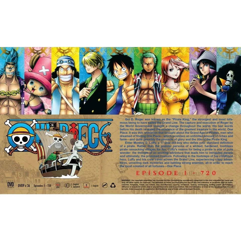One Piece DVD Collection English TV Series Vol.1-720 (36DVD / Special Edition) - Image 2 of 4