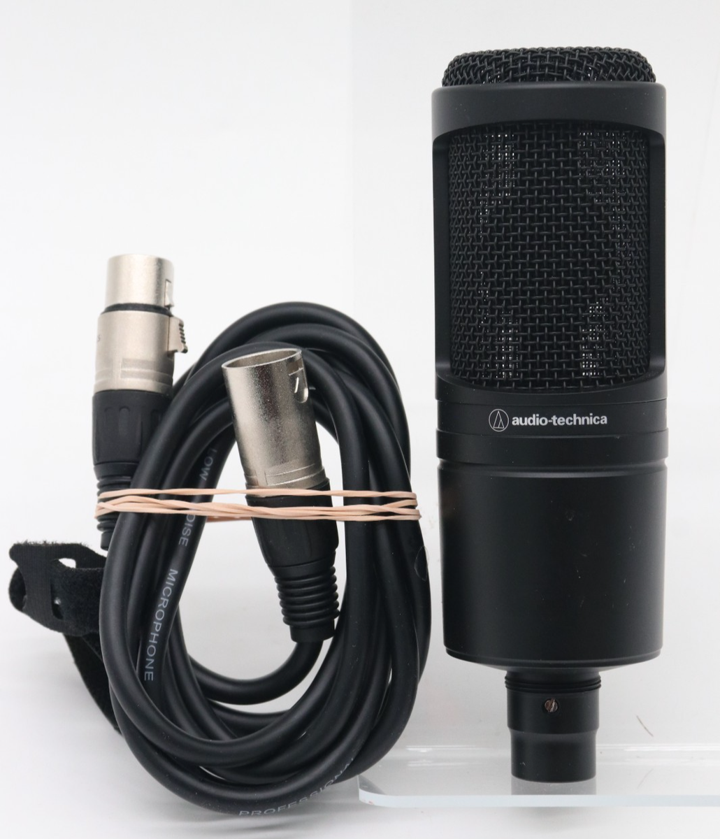 Audio-Technica AT2020 P48 Cardioid Condenser Studio XLR Microphone