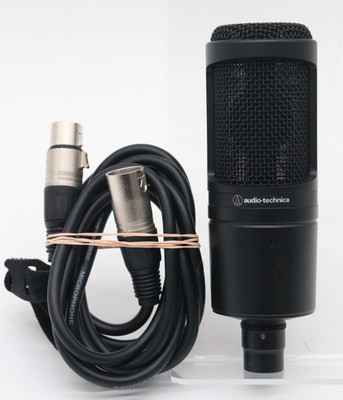 Audio-Technica AT2020 P48 Cardioid Condenser Studio XLR Microphone