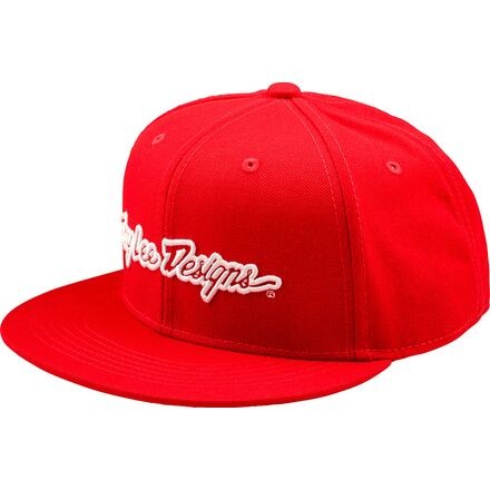 NO RESERVE Troy Lee Designs Youth One Size Signature Flat Bill SnapBack Hat