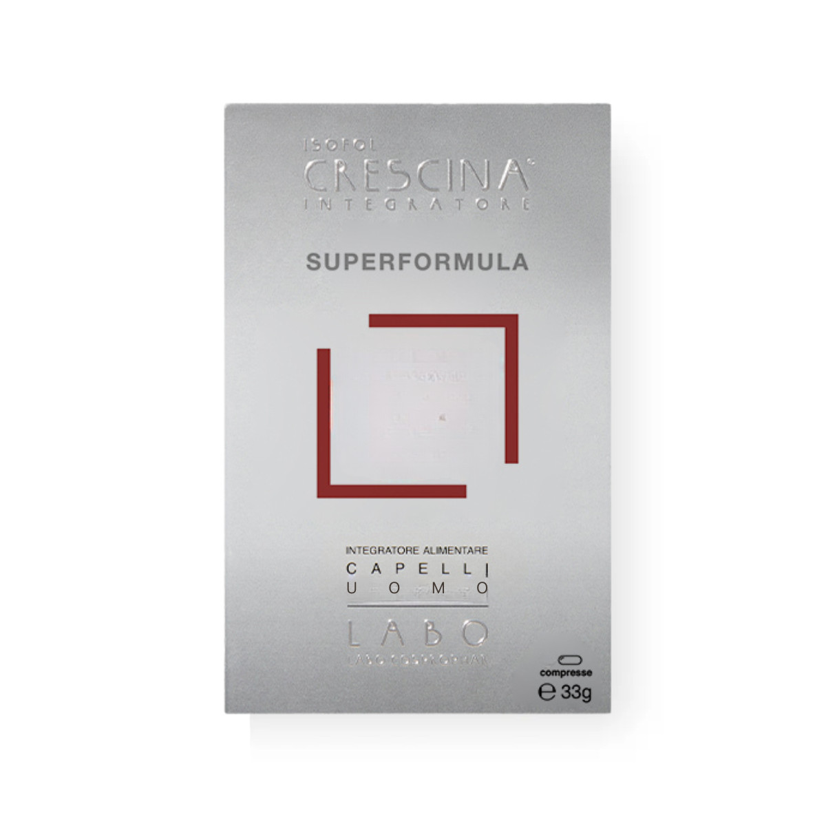 Crescina ISOFOL Superformula Integratore Riscrescita Capelli Uomo 30 Caps