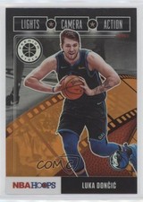 2019 Panini NBA Hoops Premium Stock Lights Camera Action Orange Luka Doncic uk2