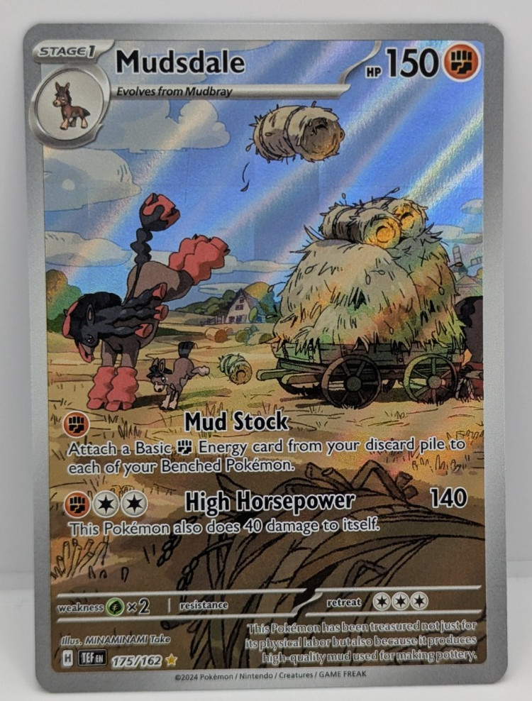 Mudsdale 175/162 SV05: Temporal Forces Holo NM Pokemon