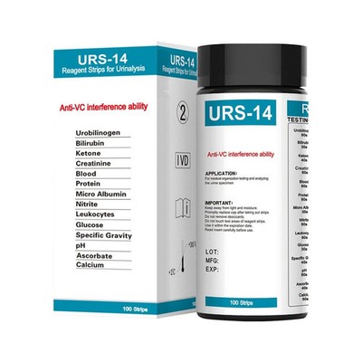 14-in-1 Urinalysis Test Strips 14-Parameter Urine Test Strips for Laboratory Use