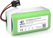 14.4V 2600mAh Li ion Battery for Eufy RoboVac 11 11S 30 30C 15C 15T Replacement