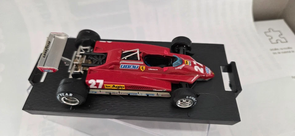 Ferrari  F1  126 C2  GP  San Marino 1982  G.  Villeneuve  Brumm  1:43 - Immagine 2 di 3