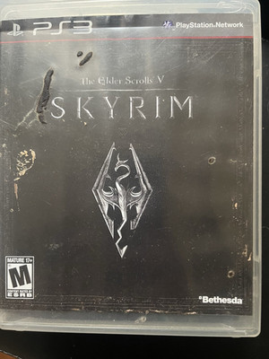 Bethesda The Elder Scrolls V: Skyrim (M) Disc & Case Sony PlayStation 3 PS3