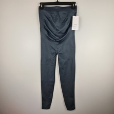 Blanqi Womens L Everyday Maternity Belly Support Leggings Storm Compression NWT