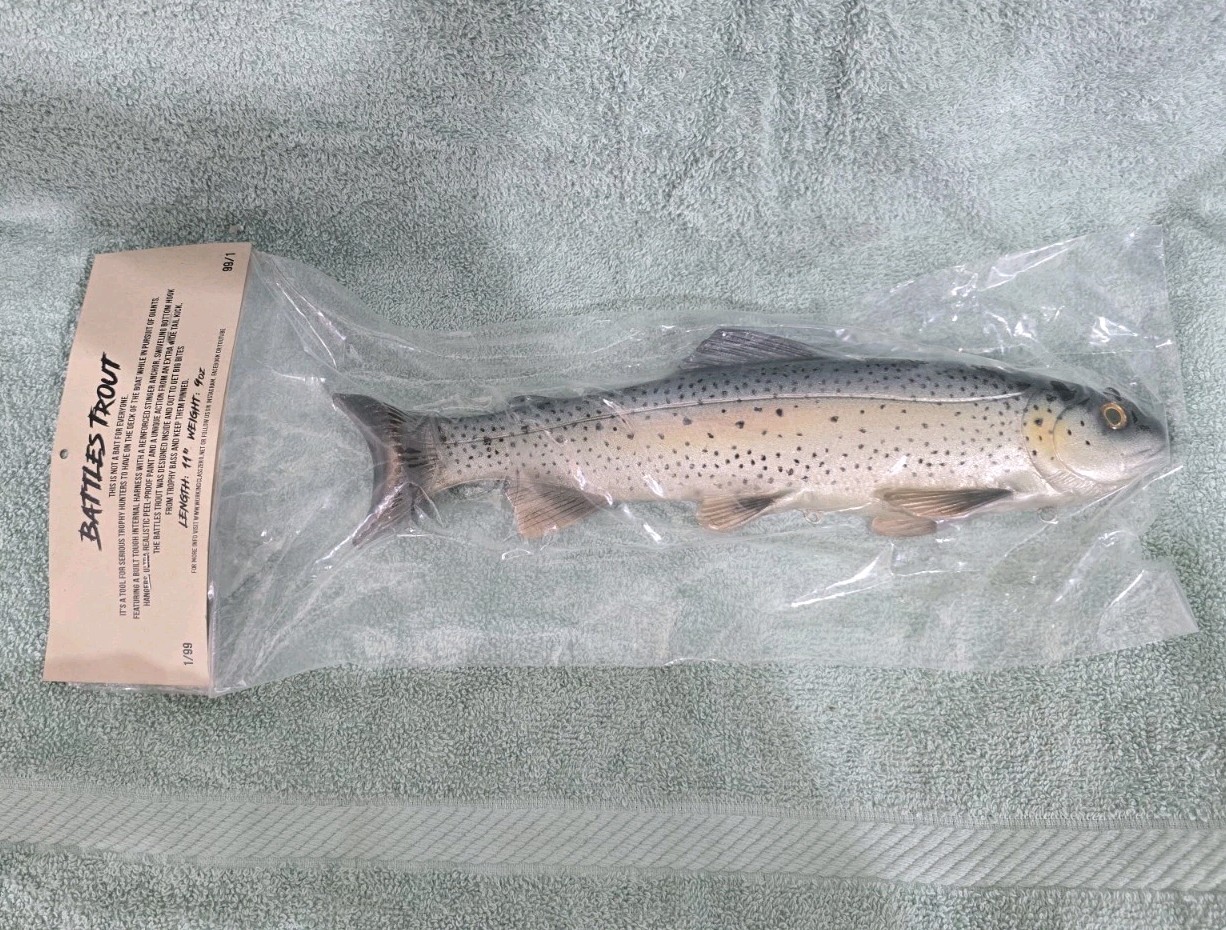 Working Class Zero RARE 11” Battles trout discontinued Swimbait By WCZ - Image 2