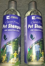 KENIC CLEAN FREE SZAMPON DLA ZWIERZĄT DOMOWYCH Do skóry wrażliwej 17 fl oz 2 opakowania 34 fl oz łącznie