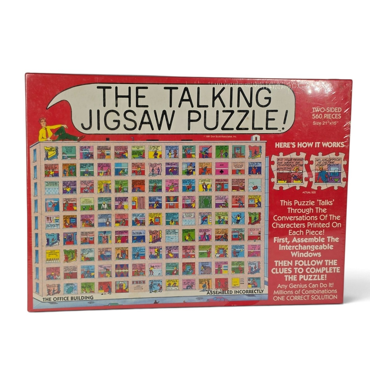 Buffalo Games The Talking Jigsaw Puzzle Two-Sided 560 Piece