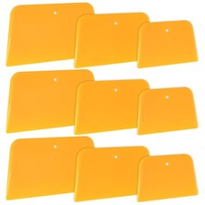 Reusable Plastic Body Filler Spreader, Automotive Repair Tool, 9 Pack Spreader