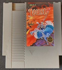 Joust (Nintendo Entertainment System, NES, 1988) Authentic Game Cartridge
