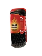 Heat Holders Womens Crew Socks 5-9 Black Thermal