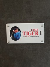 RARE TIGER WOODS CLUB TIGER BAG TAG RARE TIGER WOODS CLUB TIGER BAG TAG - Image 1