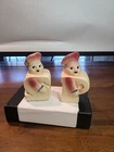 Vintage Mid Century Shawnee Chef S & P Salt and Pepper Shakers Set with Corks