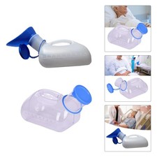 Tragbare Urinalflasche / Auslaufsicherer Kunststoff mit Kappendeckel 1000 Ml