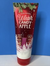 Bath Body Works WINTER CANDY APPLE Body Cream Lotion Moisturizer 8 oz