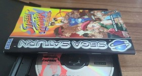 Street Fighter Collection for Sega Saturn PAL complete with manual by Capcom