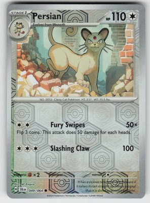 PO-03 Reverse Holo Persian 049/064 Common SV: Shrouded Fable