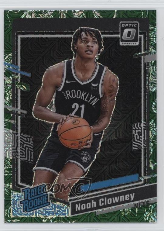 2023 Panini Donruss Optic Rated Rookie Choice Dragon Prizm Noah Clowney #205