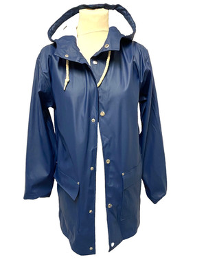 26    Mantel Regen Etab 157 Damen XS blau