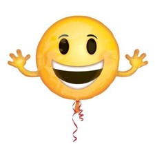 Image of Giant Hug Emoji Foil Balloon 23 inches