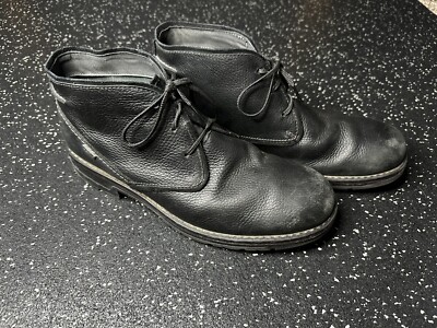 Clarks Morris Peak Chukka Boot - Black NWD Clarks Morris Peak Black Tumbled Leather Waterproof  main image 4