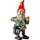 Original HEISSNER Gartenzwerg "Waldemar", Laternenzwerg