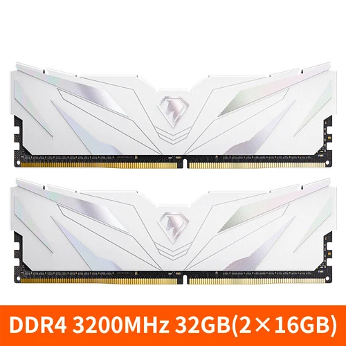 Netac DDR4 32GB (2x16GB) DDR4 3200MHz C16 UDIMM Desktop Internal Memory RAM Kit