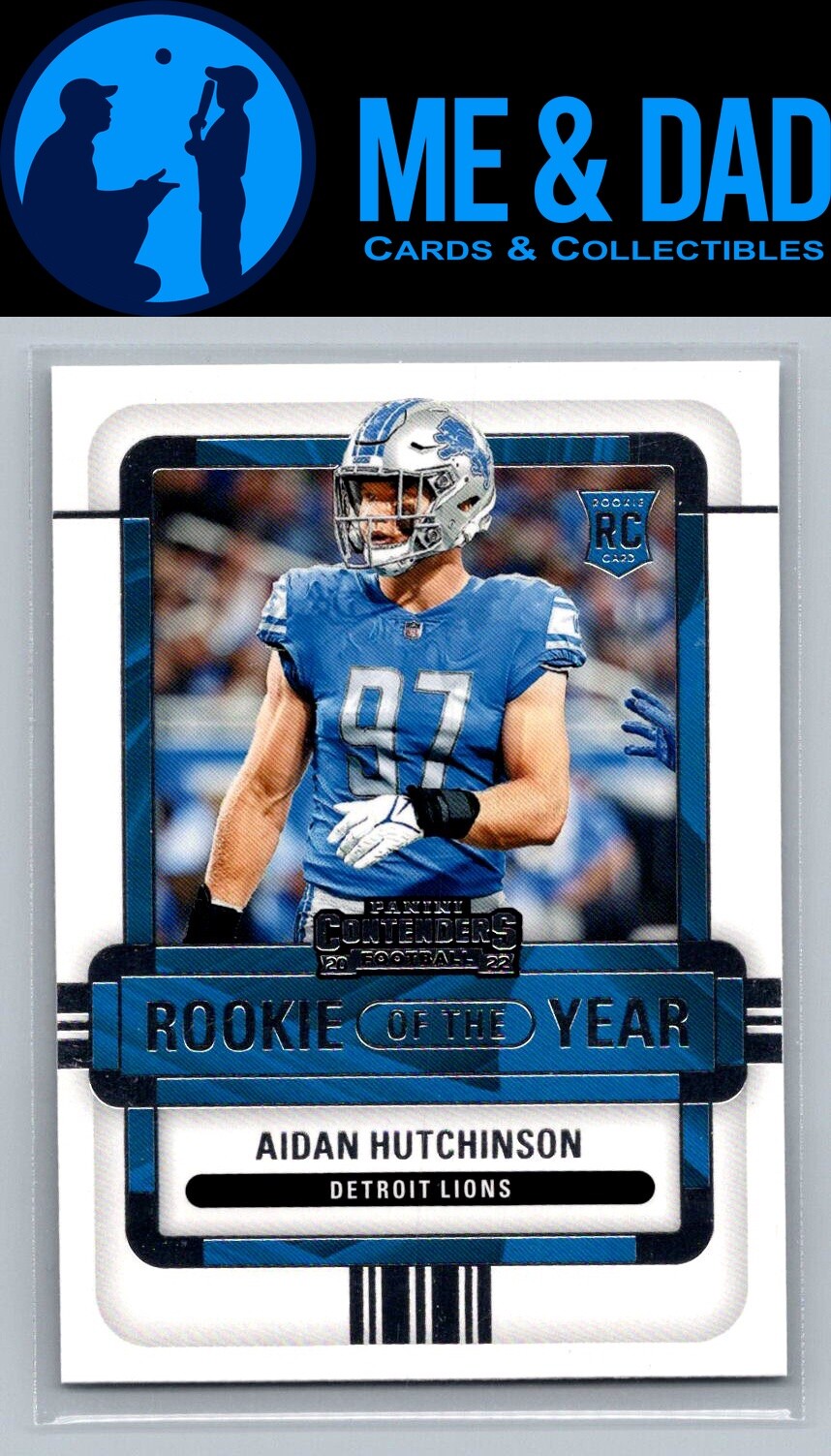 2022 Panini Contenders #ROY-AHU Aidan Hutchinson Rookie of the Year Contenders