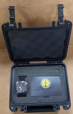MTM FOUNDER SPECIAL OPS PATRIOT FOX NATION 44mm SS/ TITANIUM QUARTZ WATCH.
