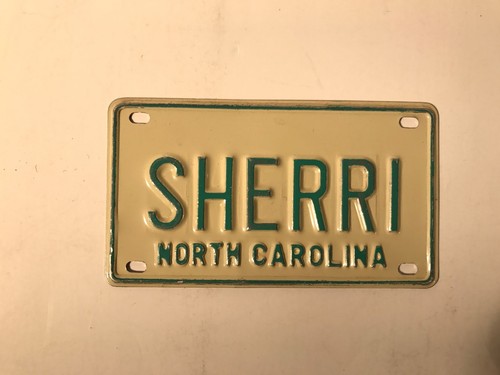 Vintage Personalized North Carolina Mini Bike Bicycle Vanity Metal License Plate - Picture 86 of 97