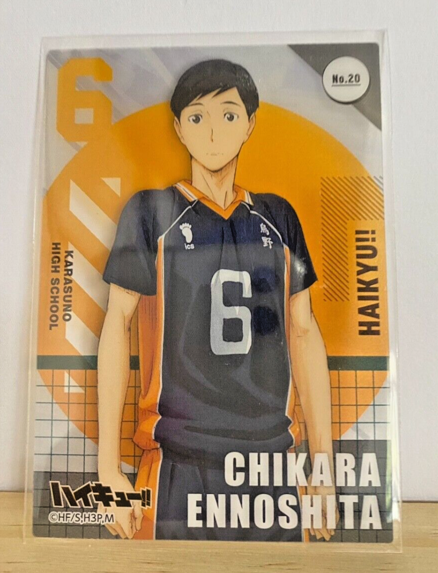 Chikara Ennoshita 6 Haikyuu!! Haikyu!! Trading Clear Card CCG No