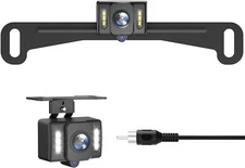 AUTO-VOX 1080P HD Backup Camera License Plate Rear View Systems LED Night Vision
