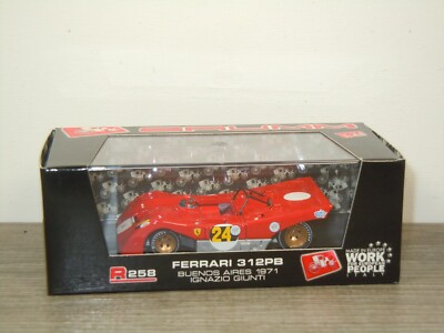 Ferrari 312PB Buenos Aires 1971 Ignazio Giunti - Brumm R258 - 1:43 in Box *70893