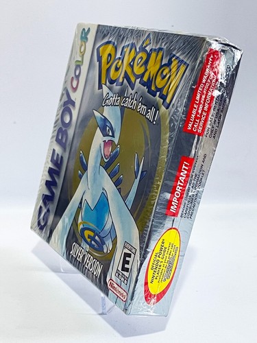 Pokemon Silver Version Nintendo Game Boy Color GBC Factory Sealed - New - Picture 7 of 11