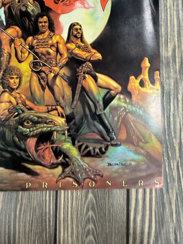 Molly Hatchet "Take No Prisoners" 1981 Vinyl Record Album Cover Art 12"x12" Epic - Imagen 2 de 8