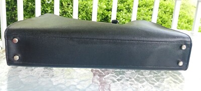Coach MEDIUM F72988 Black Leather Beckett Structured Briefcase | eBay
