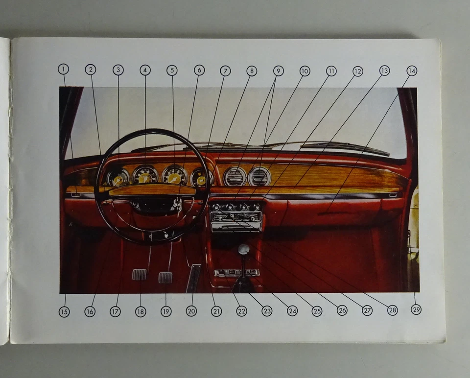 Manuale Di Istruzioni BMW 2000 CS / C / C Automatico Coupé Del 01/1967 - Изображение 4 из 4