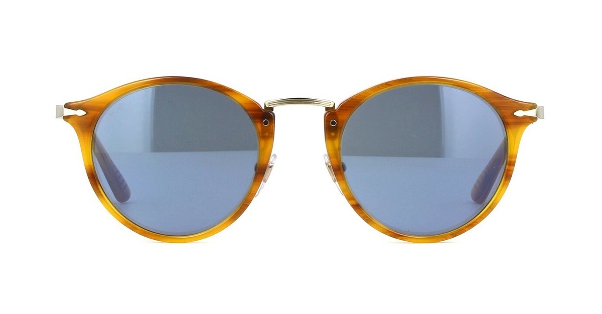 Persol Calligrapher Edition PO3166S Sunglasses Striped Brown