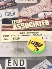 Team Associated 8429 1/10 Dynamic Pan Car Front {0.020"x2pc.} NIP USA Shipped