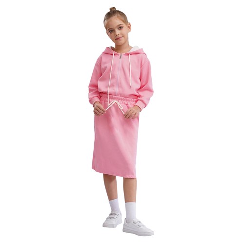 Girls Set Long Sleeve Tracksuit Jogging Sweatshirt Hiking Activewear Holiday - Picture 10 of 35